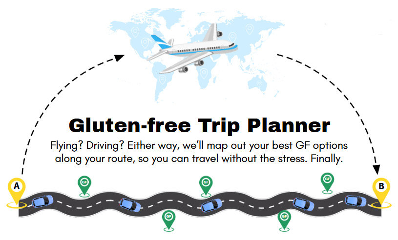 celiac trip planner